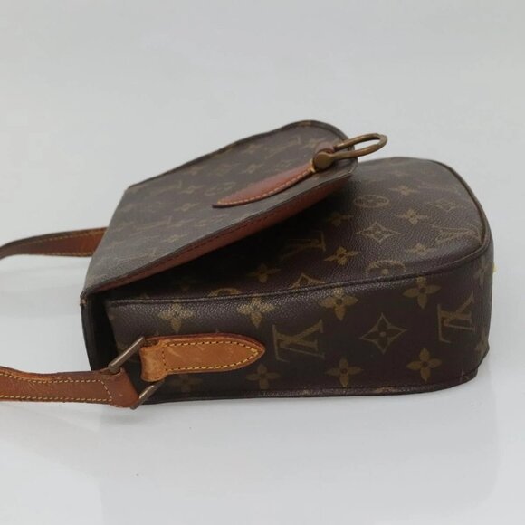 LOUIS VUITTON Monogram Monogram Saint Cloud GM Shoulder Bag M51242 Auth 141085 - Picture 5 of 16